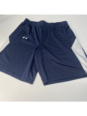 Under Armour Authentic Men’s Linerless Running Shorts 1300358 Navy Size XL
